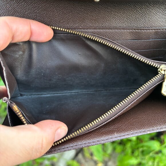 Authentic Louis Vuitton Damier long bifold wallet - Picture 12 of 12